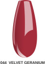 Vernis semi-permanent "Velvet geranium"  - 044 rouge / bordeaux 10ml