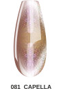 Semipermanenter Katzenaugenlack 9d „Capella“ 081, 8 ml Gold