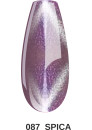Vernis semi permanent cat eye 9d "Spica"  087, 8ml violet / rose
