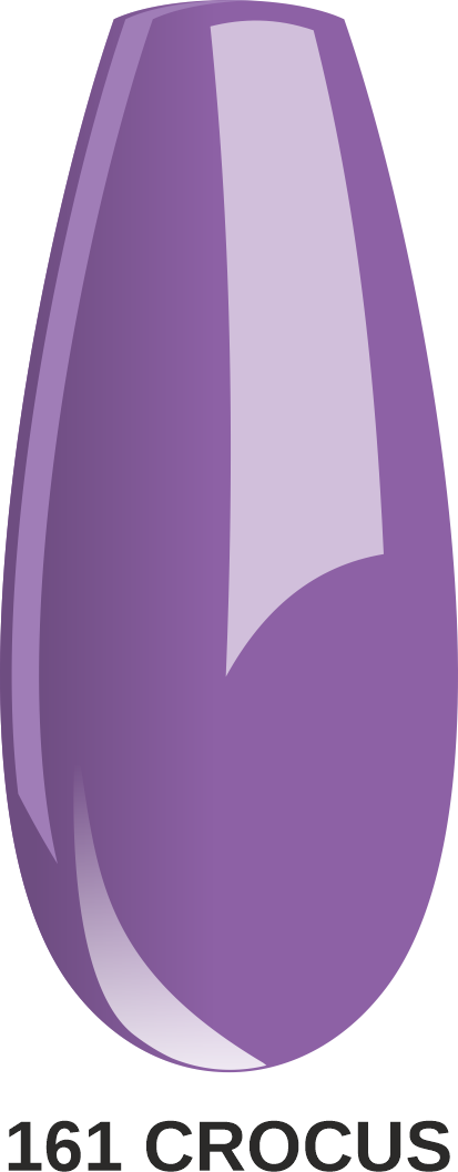 Vernis semi-permanent "Crocus" 161, violet, 10ml