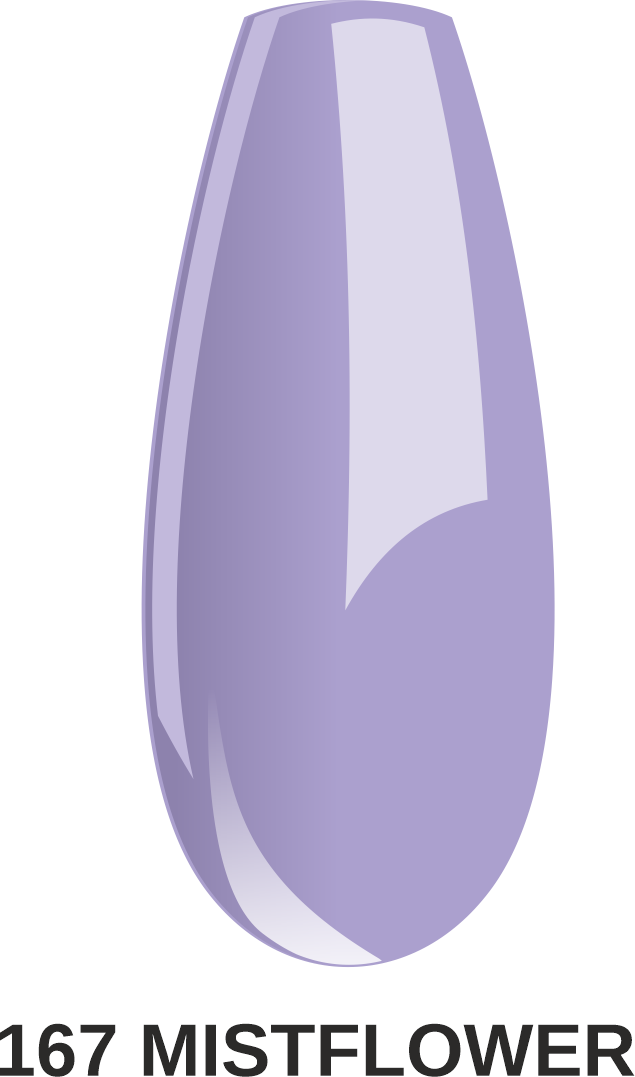 Vernis semi-permanent "Mistflower" 167, violet, 10ml