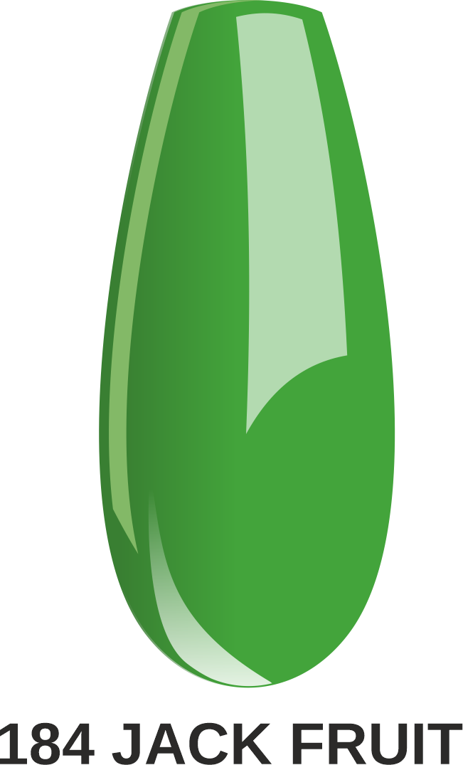 Vernis semi-permanent "Jack Fruit" 184, vert neon, 10ml