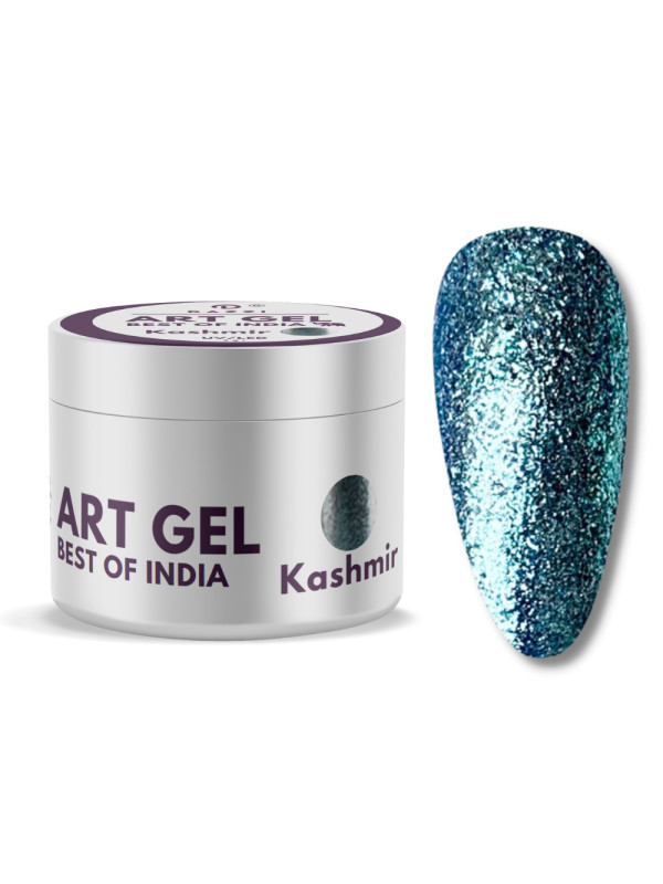 Art Glitter Gel Best of India „Kashmir“, blau, 5gr