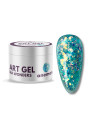 Art Glitter Gel Sea Wonders „Anemon“, blau, 5gr