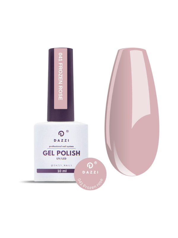 Vernis semi-permanent "Frosen rose"  - 041 rose / beige 10ml