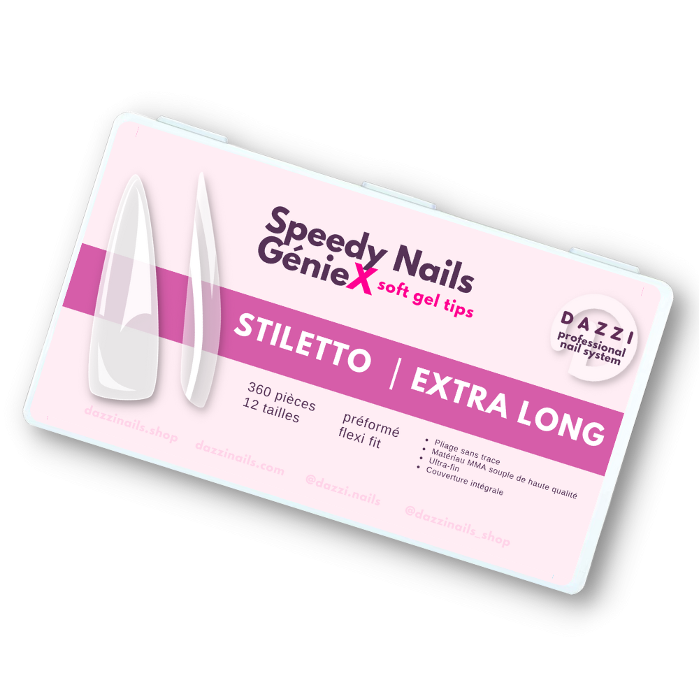 Speedy Nails GénieX "STILETTO  ⎮ EXTRA LONG"