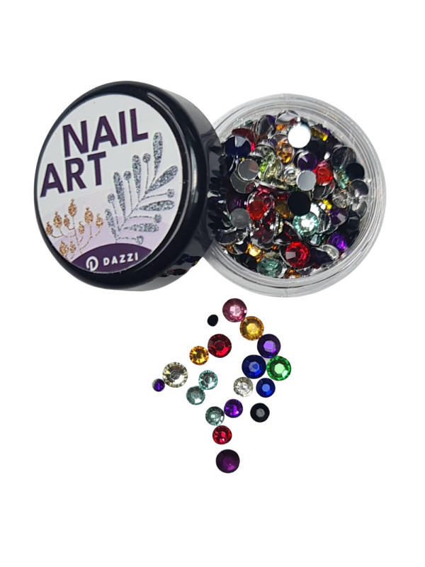 Strass pour nail art - multicolors 1