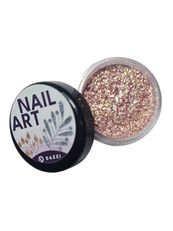 Poudre pour nail art - Violet/Bleu/Rose