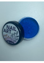 Poudre pour nail art - Bleu Neon