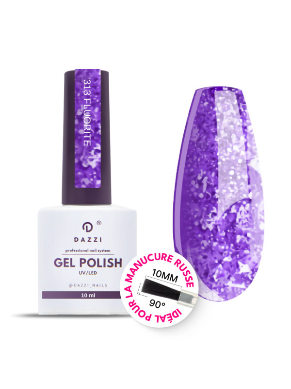 Vernis Semi Permanent "Underwater Glow " 326, bleu vif 10ml