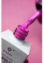 Semipermanenter Lack „Electric Pink“ 203, rosa / schwarze Krümel, 10 ml