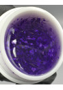 Gel transparent auto-égalisant avec des fleurs séchées "VIOLA", violet  15 ml