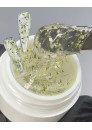 Gel transparent auto-égalisant avec des fleurs séchées "Chamomile", naturel, légèrement teinté de vert 15 ml