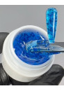Gel transparent auto-égalisant avec des fleurs séchées "Cornflower", bleu 15 ml