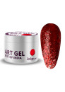 Art Gel pailleté "Lotus" Best of India, fuchsia, 5 g