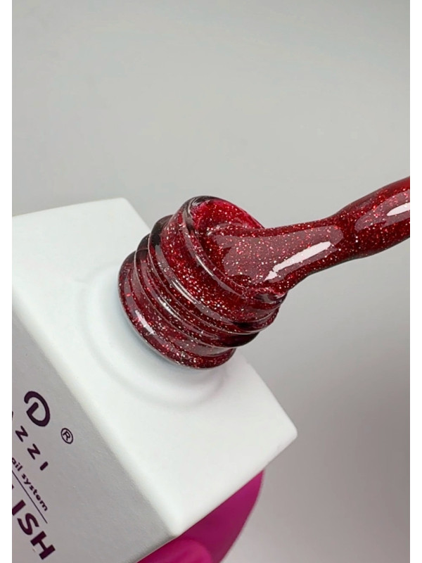 Semipermanenter reflektierender / sehr glitzernder Lack „Magic Dragon“ 136, rot, 10 ml