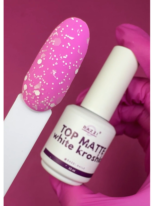 Top Matte "White Kroshka"