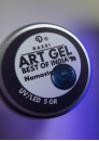 Art Gel Glitter Art Gel Best of India „Taj Mahal“, silber, 5gr