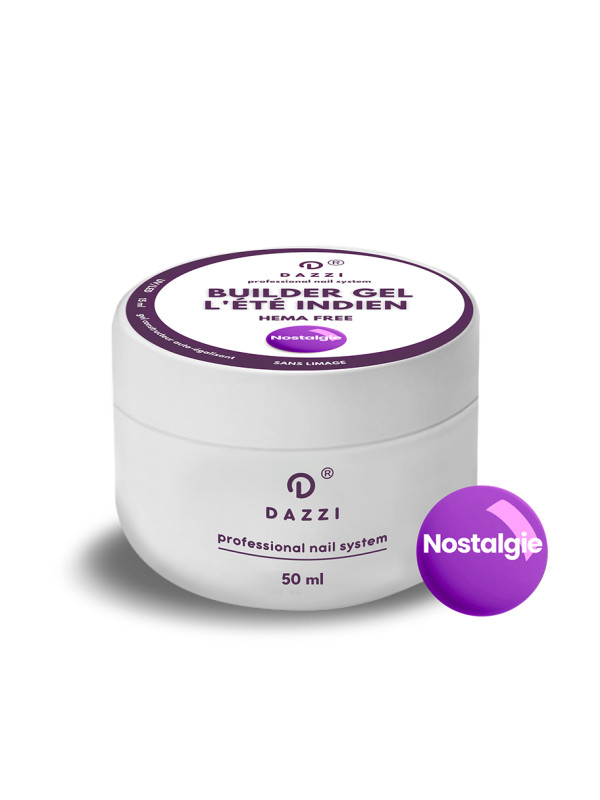 Builder Gel SANS HEMA "Nostalgie" Violet, 15 ml