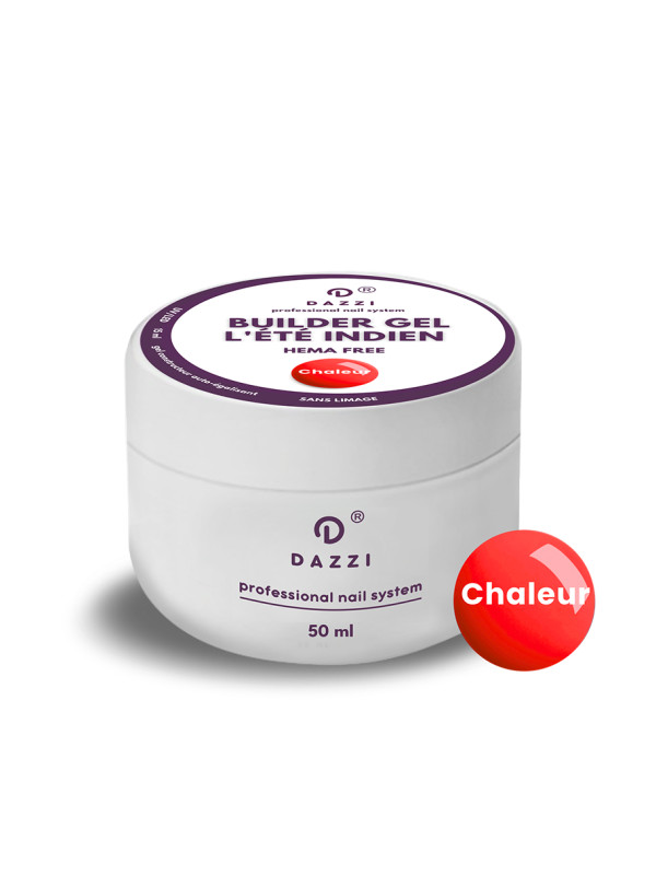 Aufbaugel OHNE HEMA „Glamour“ leuchtend rosa Glitzer, 15 ml