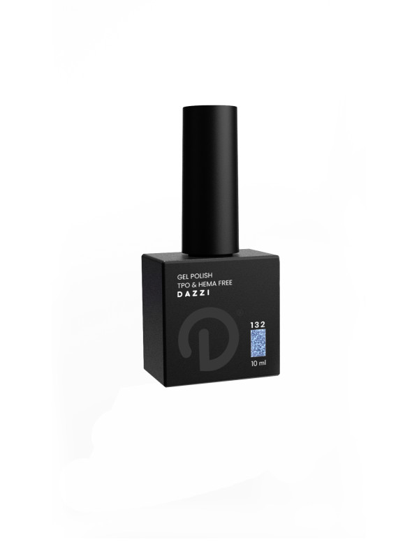 Vernis semi-permanent réfléchissant / très pailleté "Space queen" 131, or / beige, 10ml
