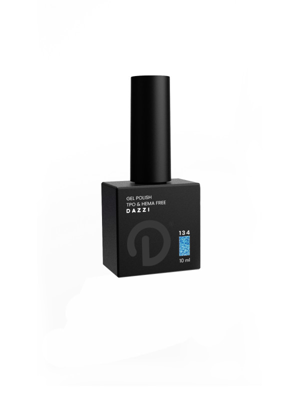 Semipermanenter reflektierender / sehr glitzernder Lack „Pikalolo“ 134, blau, 10 ml