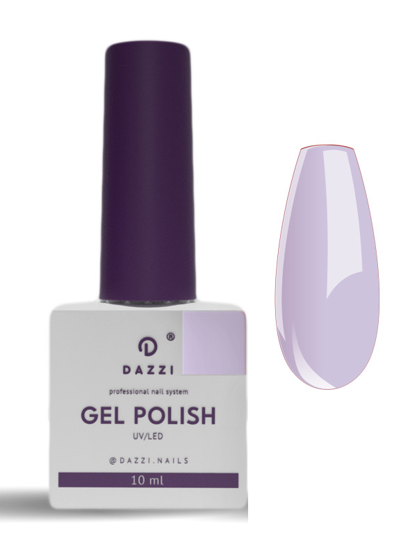 Semi-permanenter Nagellack „Fresh Wind“ 224, lila, 10 ml