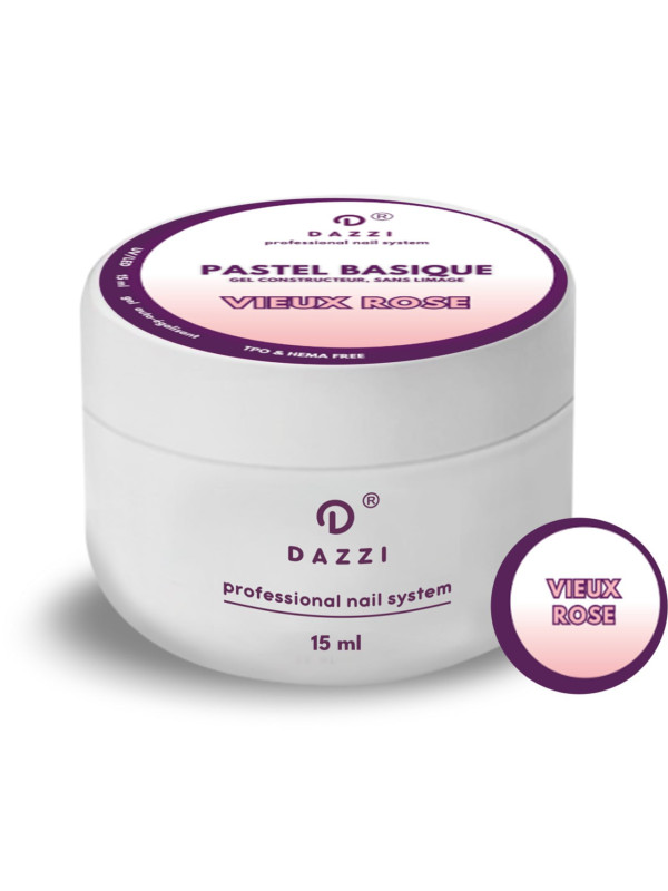 Gel Pastel Basique "Vieux Rose" 15ml