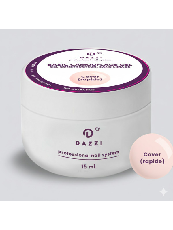 Gel BASIC CAMOUFLAGE SANS HEMA COVER (rapide)"  15 