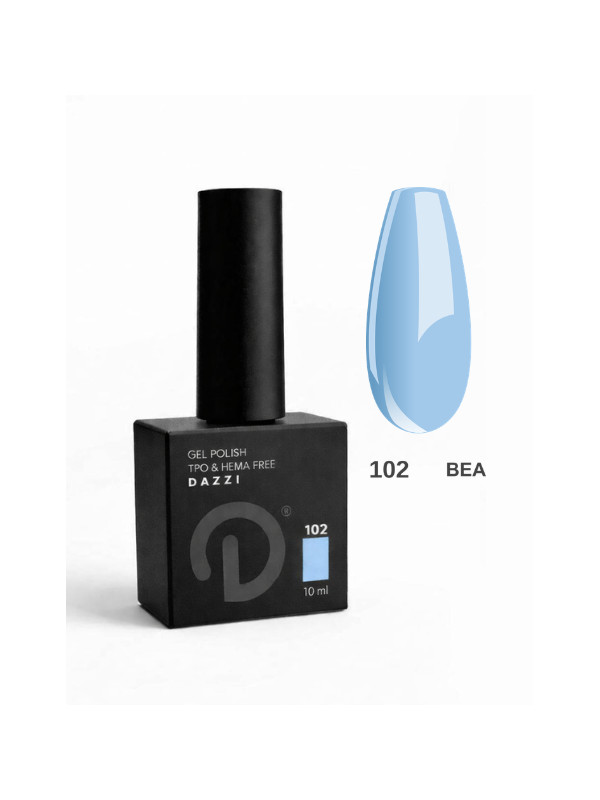 Semipermanenter Lack „Bea“ 102, blau, 10ml