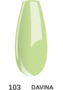 Vernis semi-permanent "Davina" 103, vert  10ml
