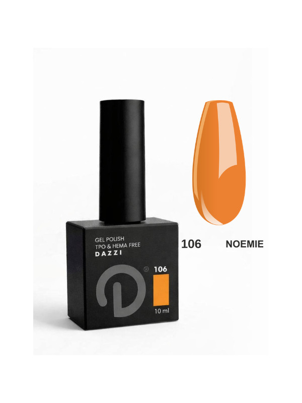 Vernis semi-permanent "Noemie" 106, orange, 10ml