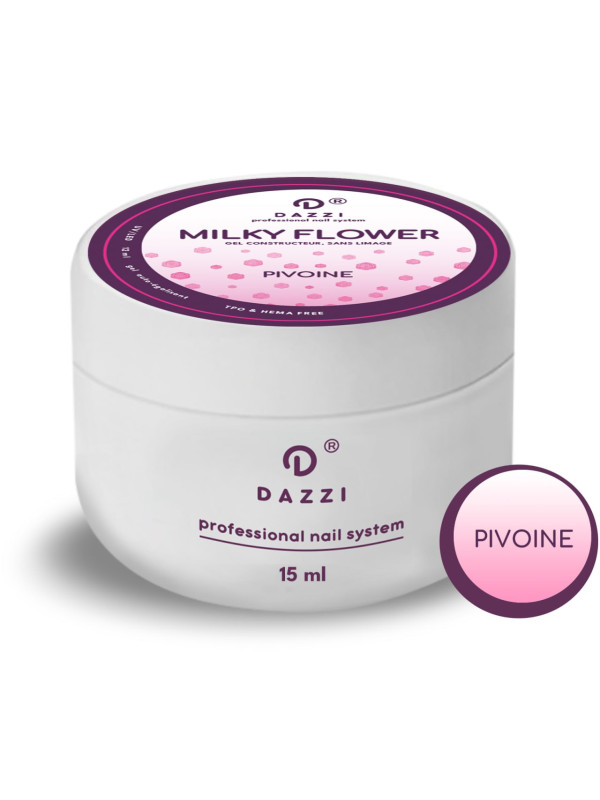 Milky Flower Gel constructeur auto-égalisant "Pivone"