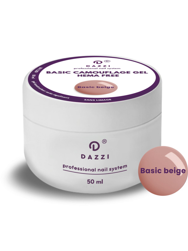 Gel BASIC CAMOUFLAGE SANS HEMA "Basic Beige"  15 / 50 ml