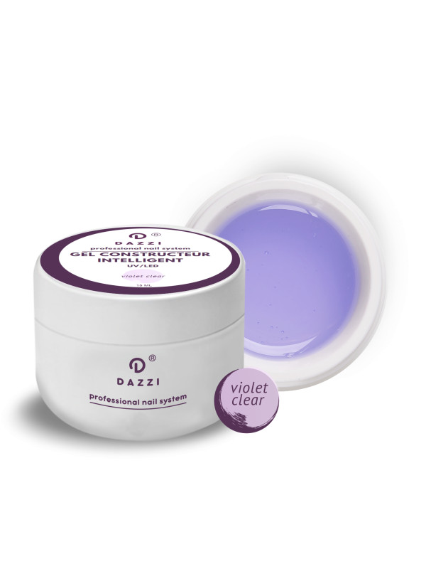 Gel constructeur intelligent "Violet clear» , violet / transparent, 50 ml